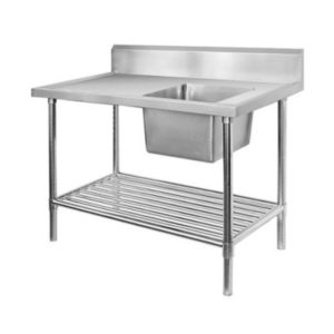 F.E.D. SSB7-1800R Single Right Sink Bench With Pot Undershelf