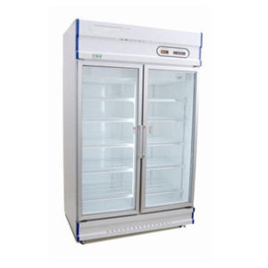 Anvil GDJ1261 Double Glass Door Display Freezer
