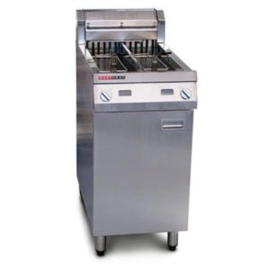 Austheat Single Split Pan Fryer 2 Basket AF822