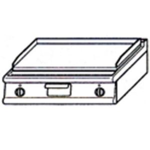 Baron Electric Bench Model Griddle Top (800mm) 9FT/E800