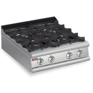 Baron Four Burner Gas Bench Cook Top 9PC/G8005
