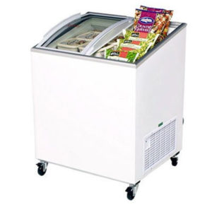 Bromic Angle Top Curved Glass Chest Freezer CF0200ATCG