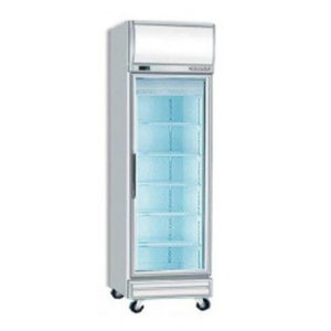 Bromic UF0500LF Single Glass Door Fan Forced Freezer W/Lightbox