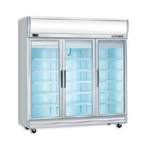 Bromic UF1500LF Triple Glass Door Fan Forced Freezer W/Lightbox