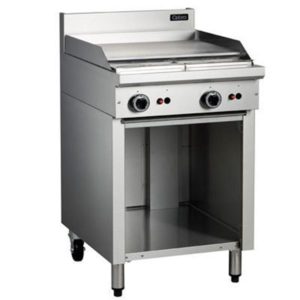 Cobra 600mm Griddle Cooktop On Open Cabinet Base C6B