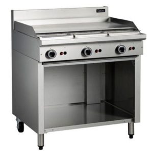 Cobra 900mm Griddle On Open Cabinet Base C9A