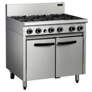 Cobra 6 Burner Gas Static Oven Range 900mm CR9D