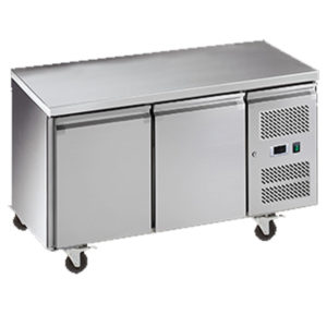 Exquisite USF260H Two Door Underbench Freezer