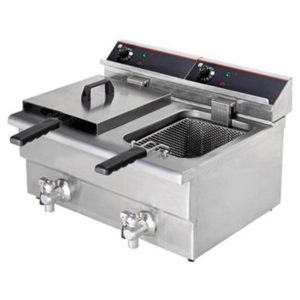 F.E.D. BEF-172V Double Benchtop Electric Fryer
