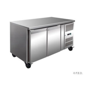 F.E.D. GN2100BT Tropicalised Two Door Under Bench Freezer