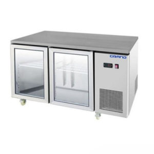 F.E.D. GTR2100BG GRAND True Quality Two Glass Door Gastronorm Work Bench Fridge
