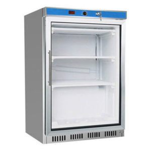F.E.D. HF200G S/S Display Freezer W/Glass Door