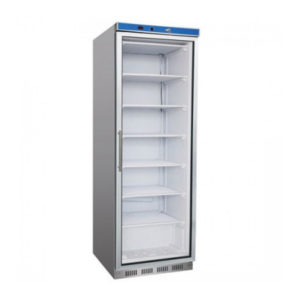 F.E.D. HR400G S/S Display Fridge With Glass Door – 361 Litre