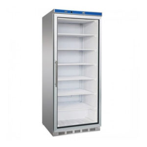 F.E.D. HR600G S/S Display Fridge With Glass Door – 620 Litre