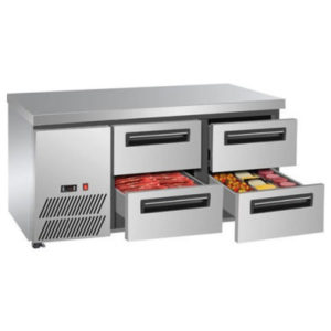 F.E.D. LBC125 Four Drawer Lowboy Fridge