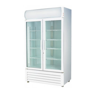 F.E.D. LG-1000GE Two Door Display Fridge