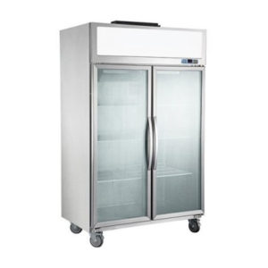 F.E.D. SUCG1000 Double Door Upright Display Fridge