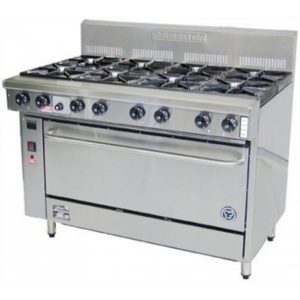 Goldstein Gas 8 Burner Static Oven PF-8-28