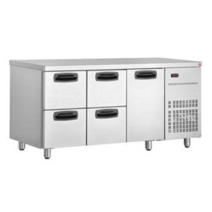 Inomak UBD4000 Under Bar Fridge With 1 Door / 4 Drawers