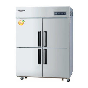 Lassele LRF-1382PC Four X 1/2 Solid Door Upright Combination Fridge/Freezer – 1014 Litre