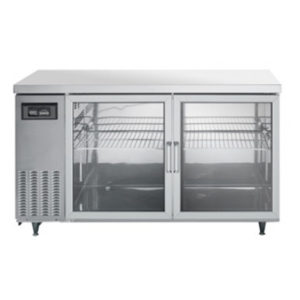 Lassele LTR-1571PCG Two Glass Door Under Bench Fridge – 1500mm