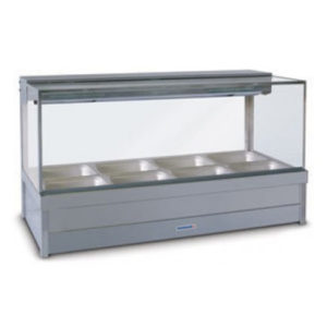 Roband S24/S24RD Square Glass Hot Food Display Bars