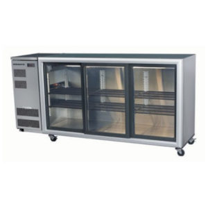 Skope BB580 3SL BackBar Series Three Sliding Doors Bench Fridge – 2060mm
