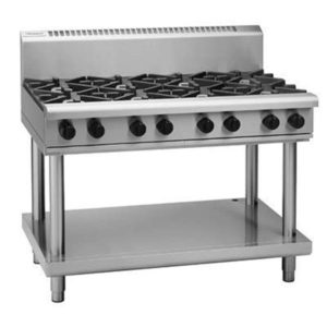 Waldorf 1200mm 8 Burner Gas Cooktop – Leg Stand