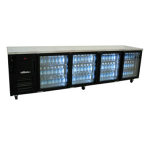 Williams HBS4UGDCBB 4-Door Back Bar Chiller