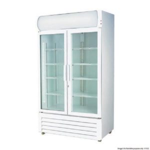 1000 Litre 2 Door Display Fridge