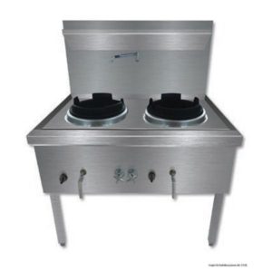 Stainless Steel Double Wok